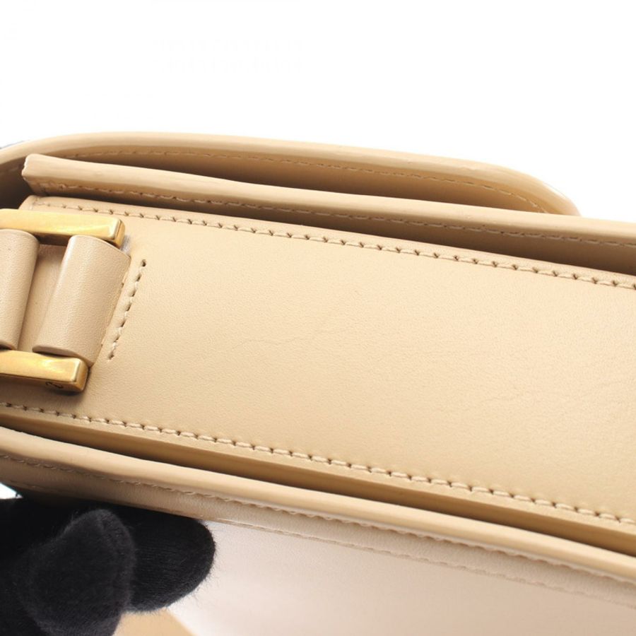 SAINT LAURENT PARIS Solferino 肩挎斜背包 634305 皮革 米色-12