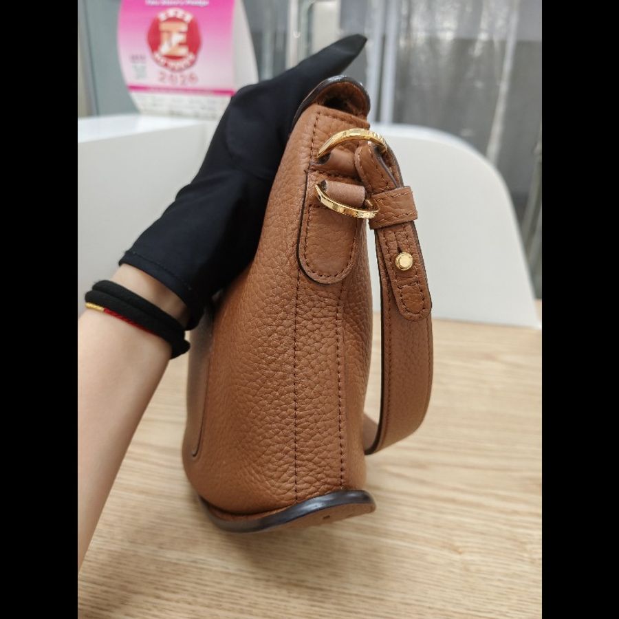 Delvaux pin swing 棕色-2