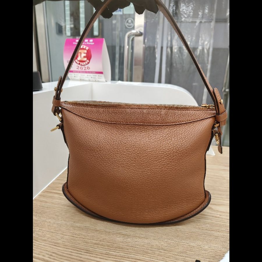 Delvaux pin swing 棕色-4