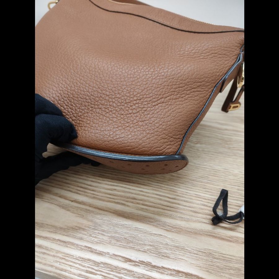 Delvaux pin swing 棕色-8