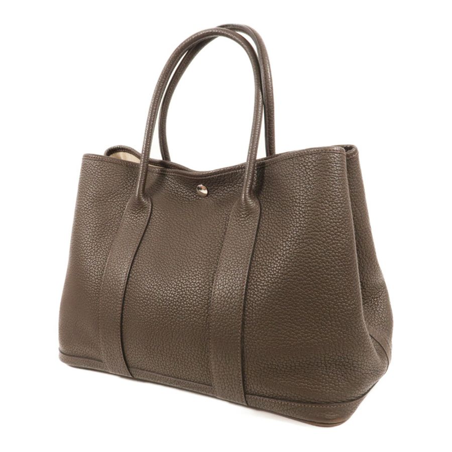HERMES Negonda皮革Garden Party PM手挽袋Chocolate-2