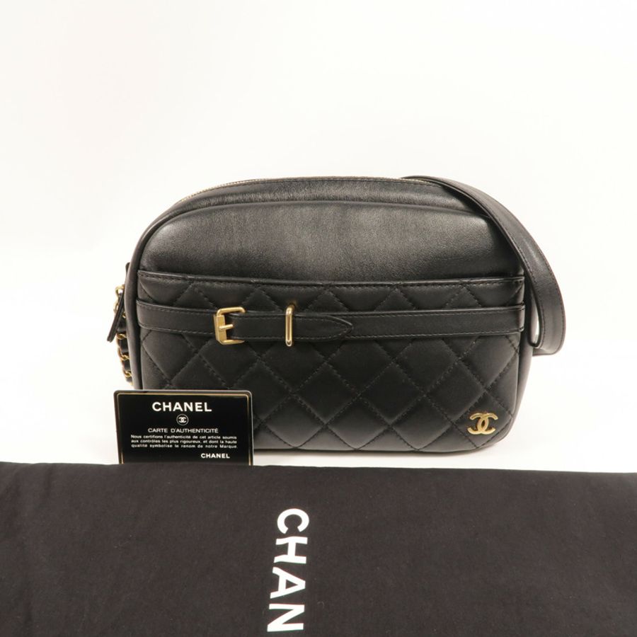 CHANEL 牛皮皮革Shoulder Bag肩背袋-10