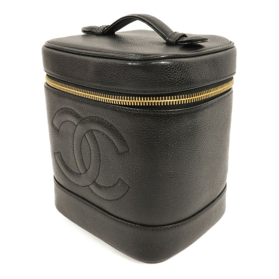 CHANEL 牛皮皮革Vintage Vanity Case手挽袋-2