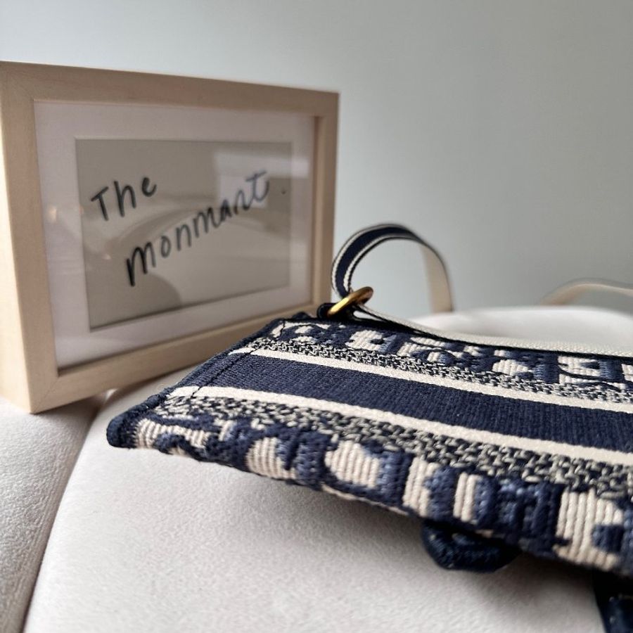 Dior Saddle WOC 21 Oblique 馬鞍刺繡老花 斜挎包-17