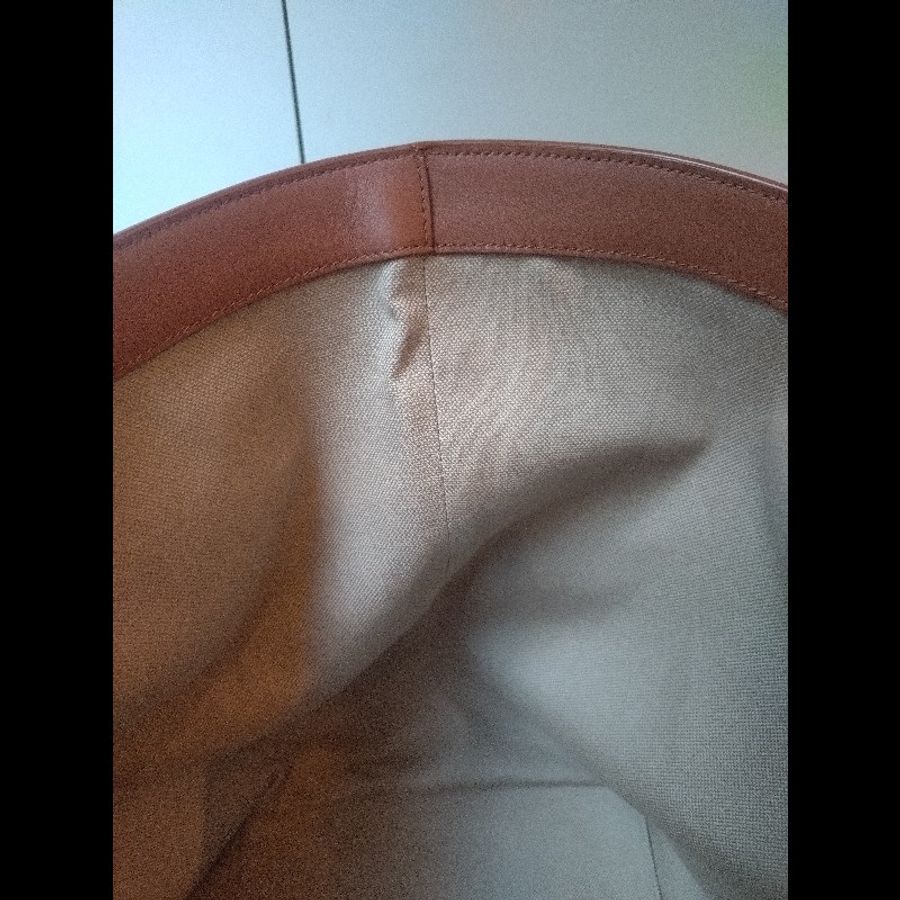 YSL Y系列咖皮邊帆布大托特包-15