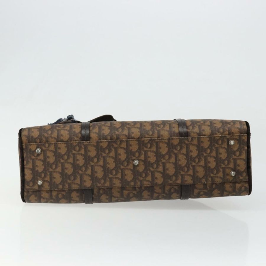 【日本直送】Christian Dior Trotter帆布浪漫鏈條包 PVC棕色 正品 yk20518SAV-4