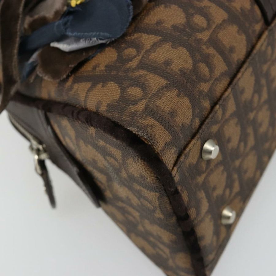 【日本直送】Christian Dior Trotter帆布浪漫鏈條包 PVC棕色 正品 yk20518SAV-14