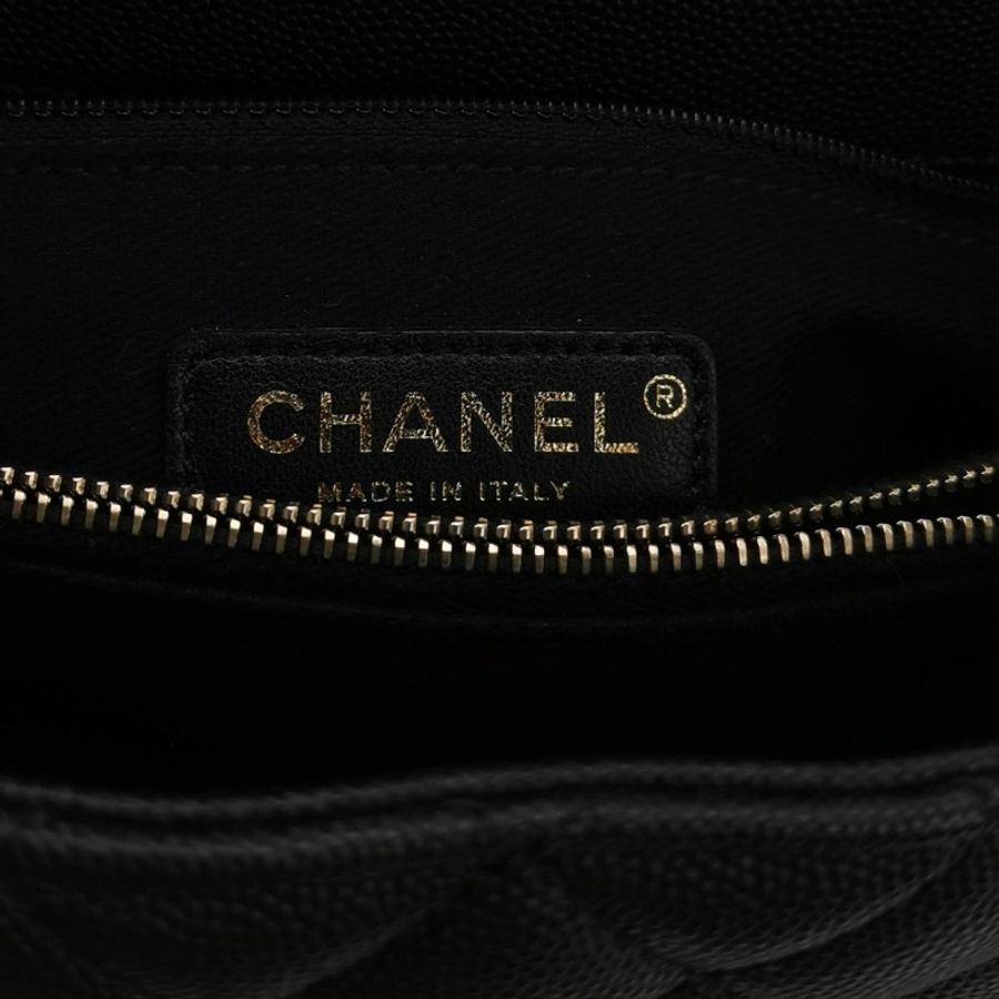 Chanel Coco Handle大號牛皮菱格絎縫雙C扣優雅手柄斜挎包-6