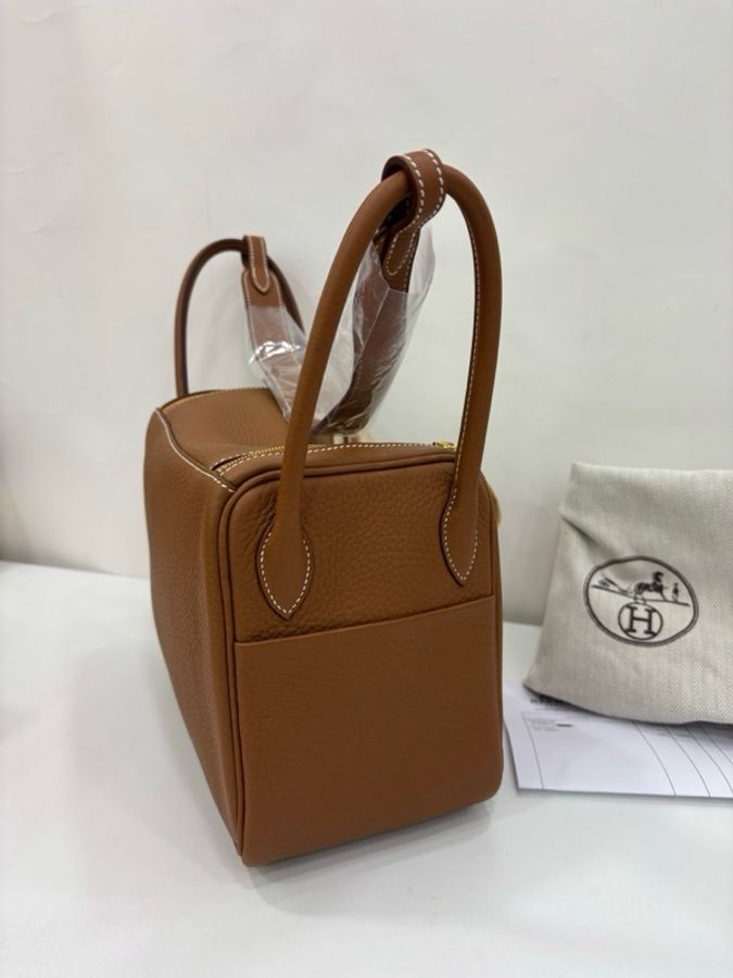 Hermes 愛馬仕 Lindy26 金棕金扣 TC皮 G刻 全新 官網購證-3