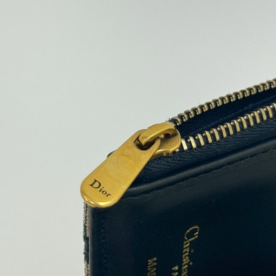 Dior Saddle Lotus三折短夾-13