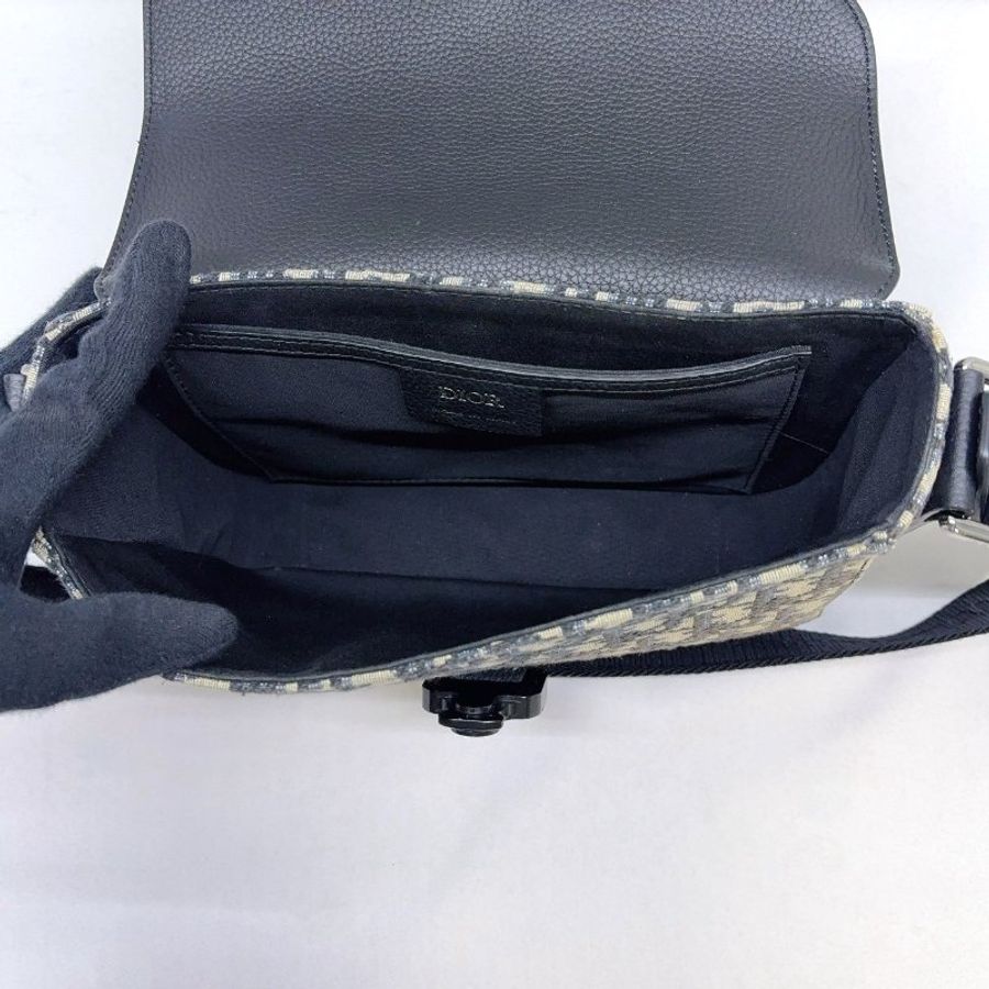 DIOR Oblique Saddle小型翻蓋郵差包-4