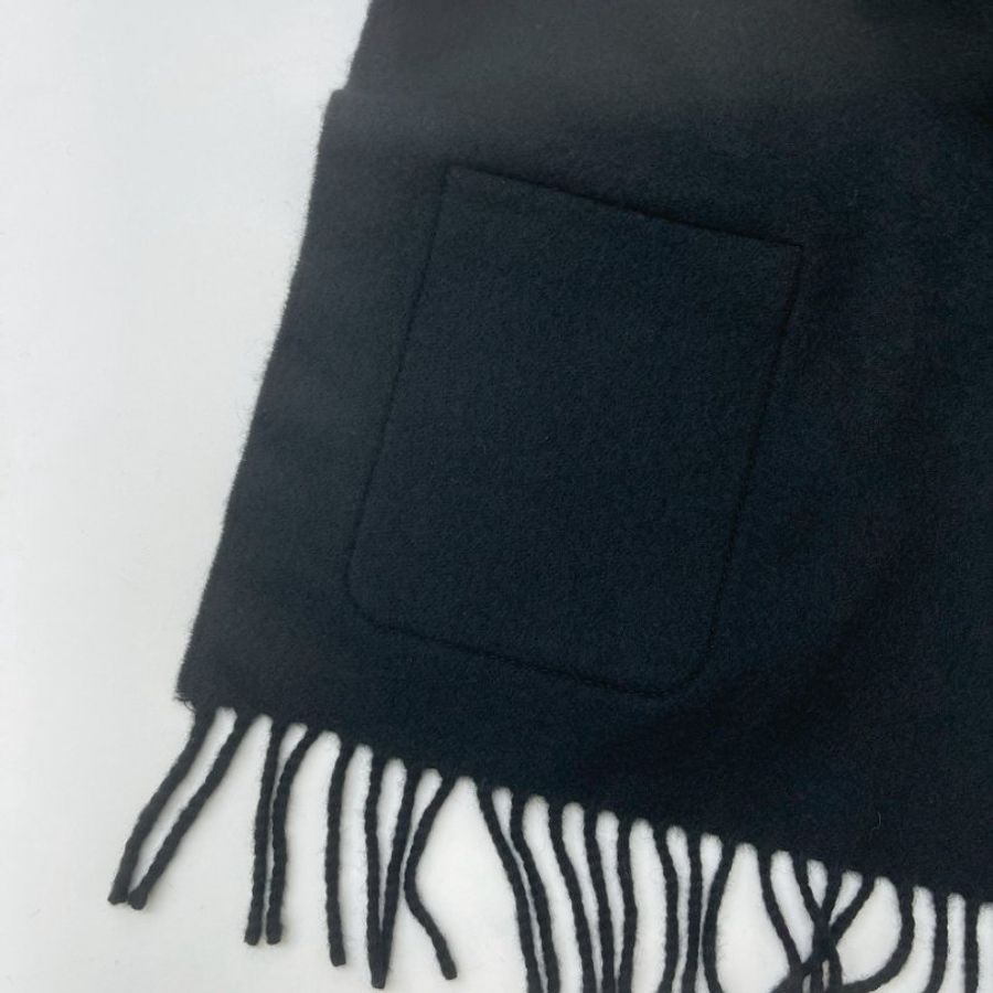 Loewe 羊毛與喀什米爾口袋圍巾-8