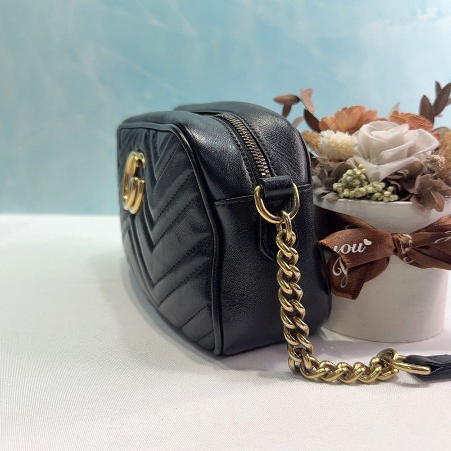 GUCCI 經典GG Marmont相機包-2