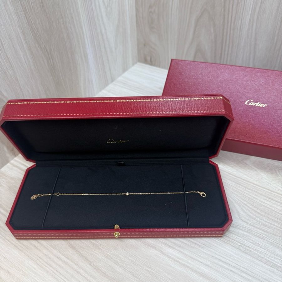 Cartier Damovr Dink Gold單鑽手鏈-0