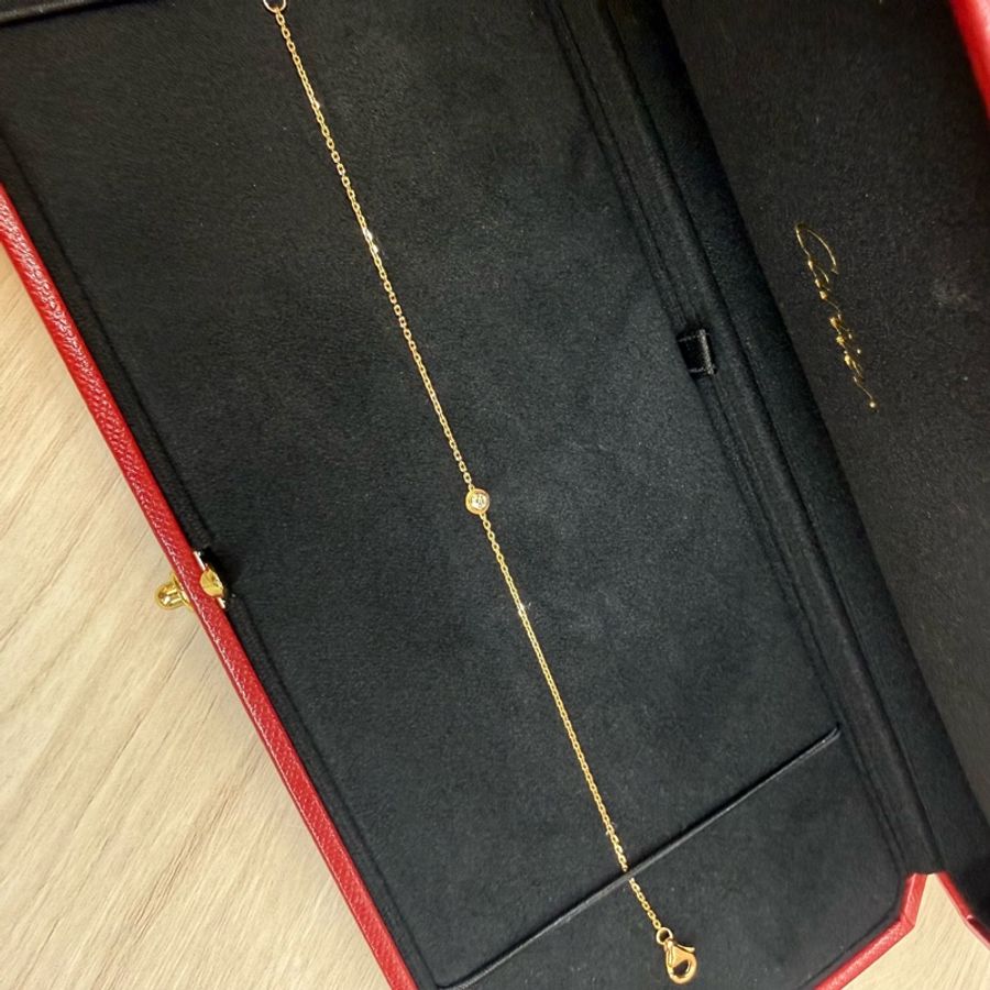 Cartier Damovr Dink Gold單鑽手鏈-1