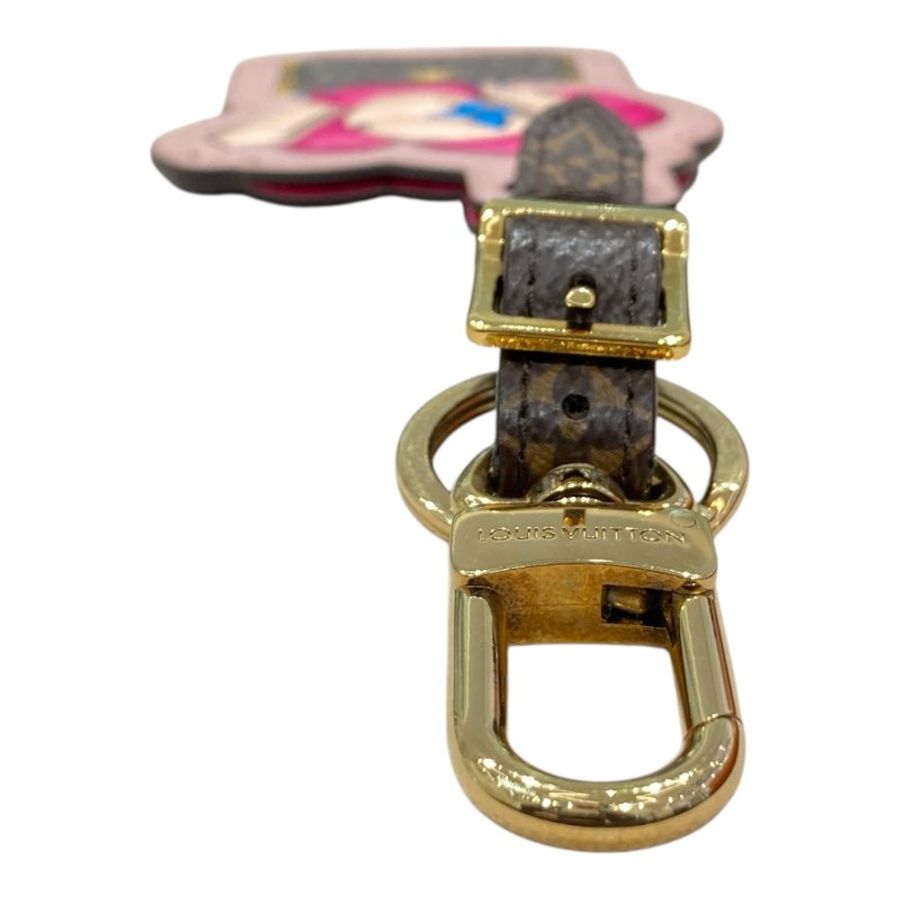 LOUIS VUITTON 路易威登 M69859 VIVIENNE 行李吊牌 PVC帆布 粉色-5