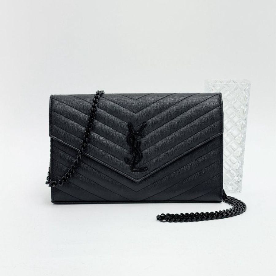 YSL WOC 魚子醬鍊包 22.5CM-0