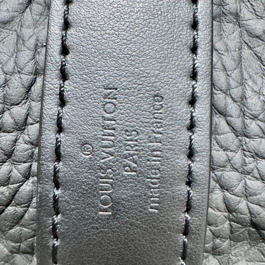 LV  keepall 25壓紋牛皮手提肩背包 晶片款-9