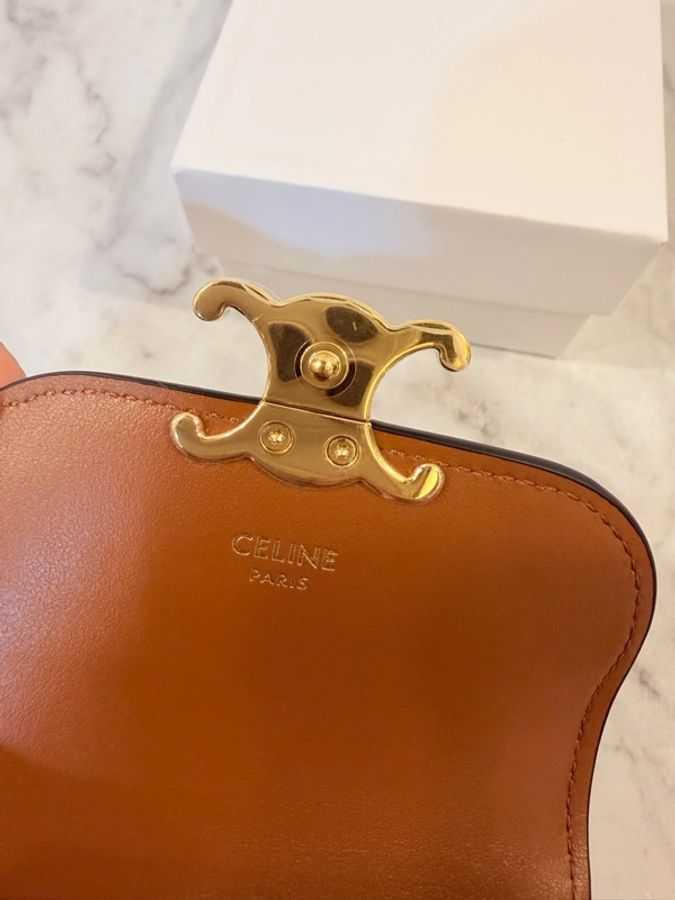 全新‼️Celine凱旋門老花零錢包-24