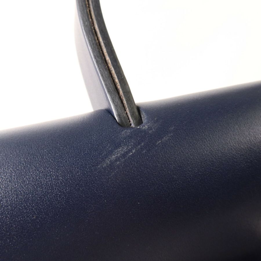 HERMES 帆布Herbag a Dos Zip Retourne Backpack背包Bleu Indigo-15