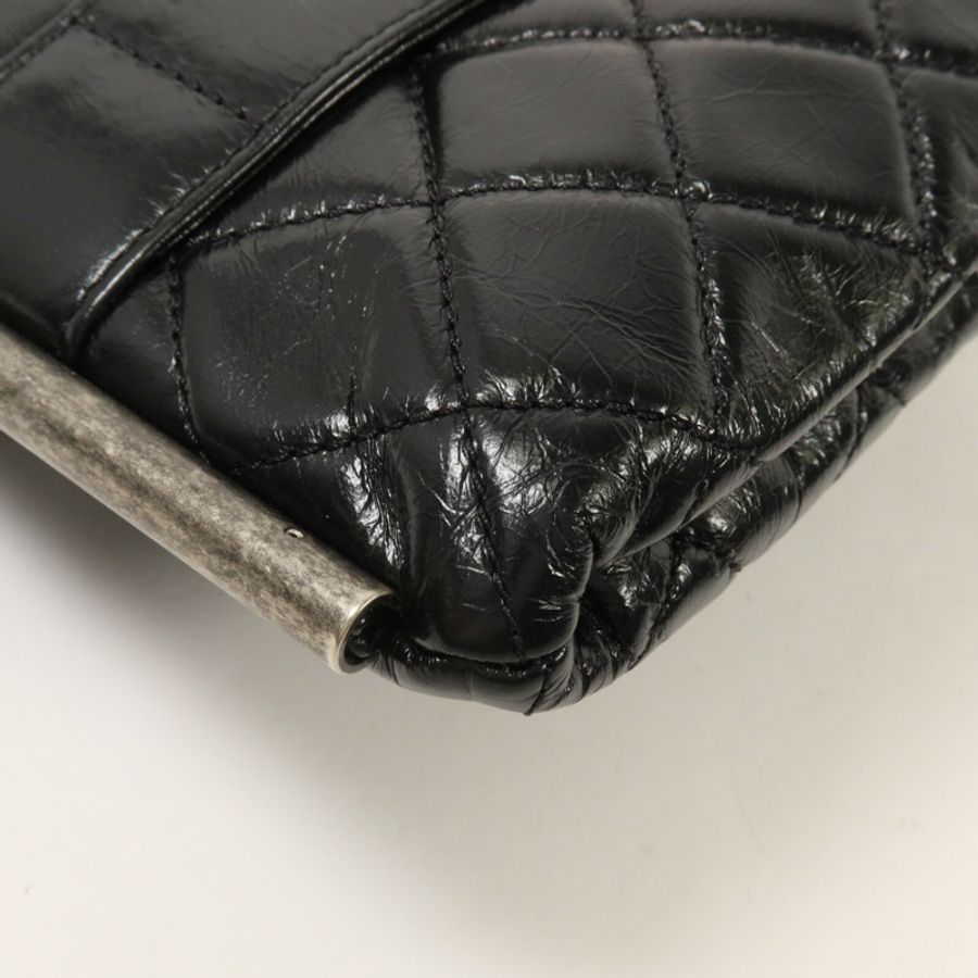 CHANEL 牛皮皮革Chain Shoulder鏈帶肩背袋-15