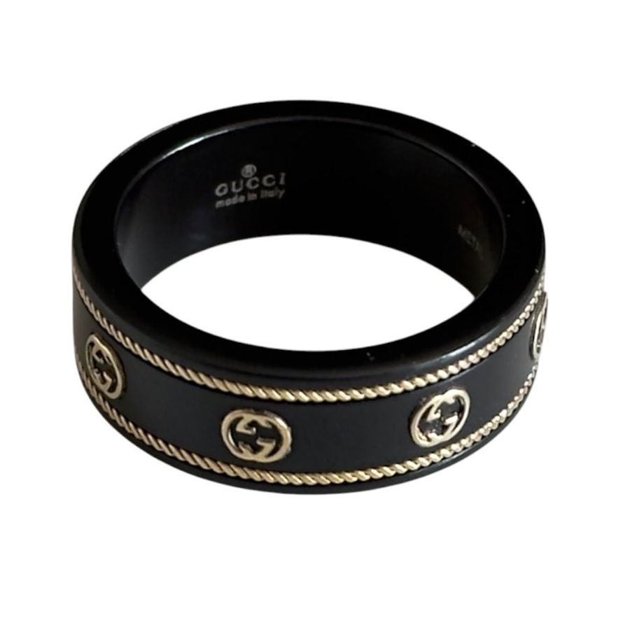 GUCCI GG Icon 18k黃金 戒指-2