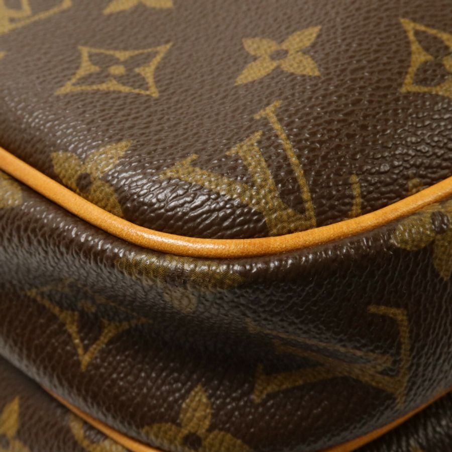 LOUIS VUITTON Monogram Reporter PM肩背袋-10