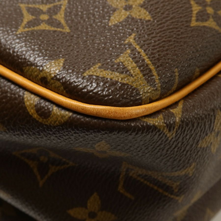 LOUIS VUITTON Monogram Reporter PM肩背袋-12