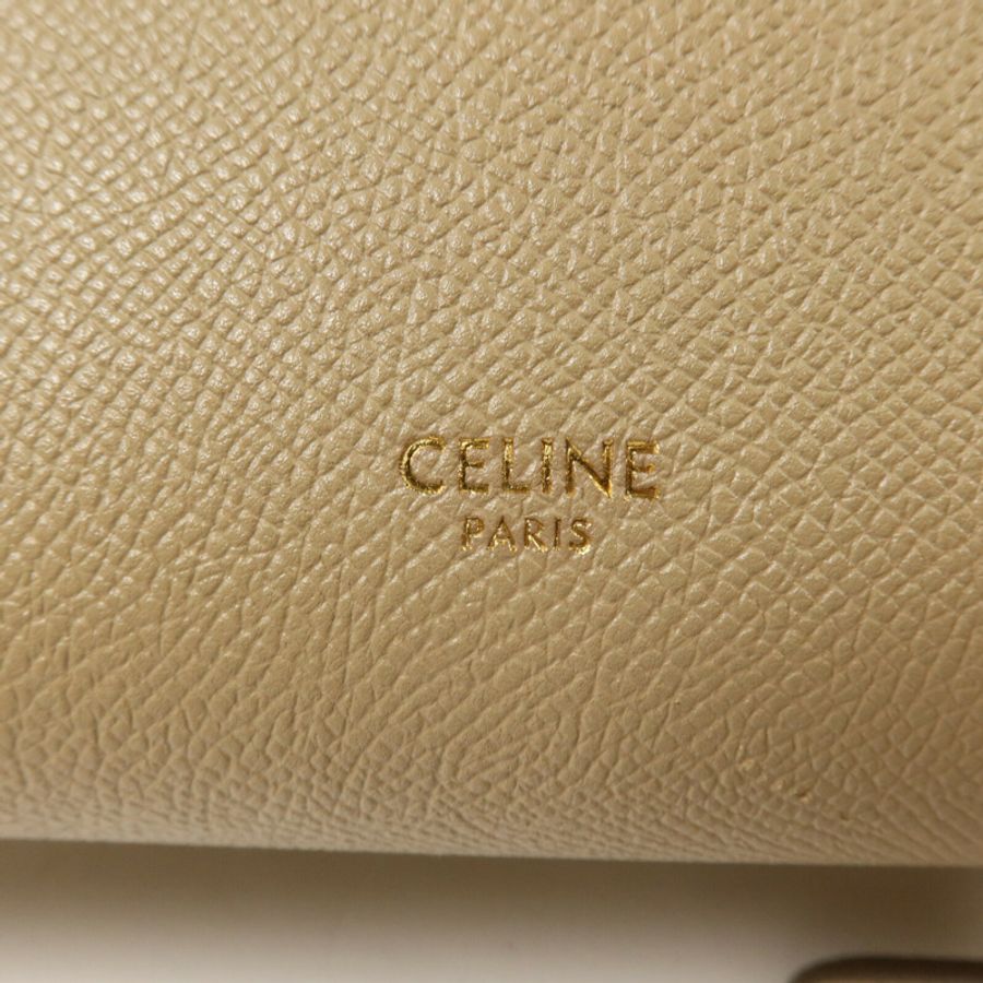 CELINE 牛皮皮革Micro Belt Bag手挽肩背兩用袋-9