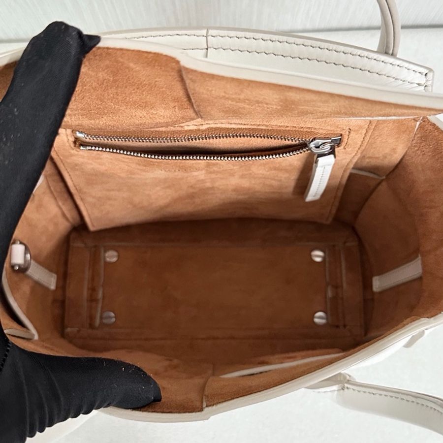 【威選精品】🤍 BOTTEGA VENETA Arco 白色迷你手提肩背斜背包-10