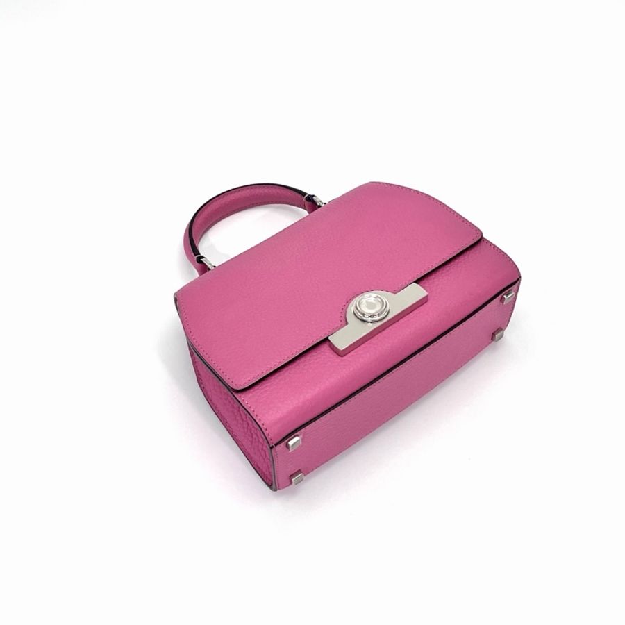【威選精品】🩷 MOYNAT Rejane 小號銀扣手提斜背包-9