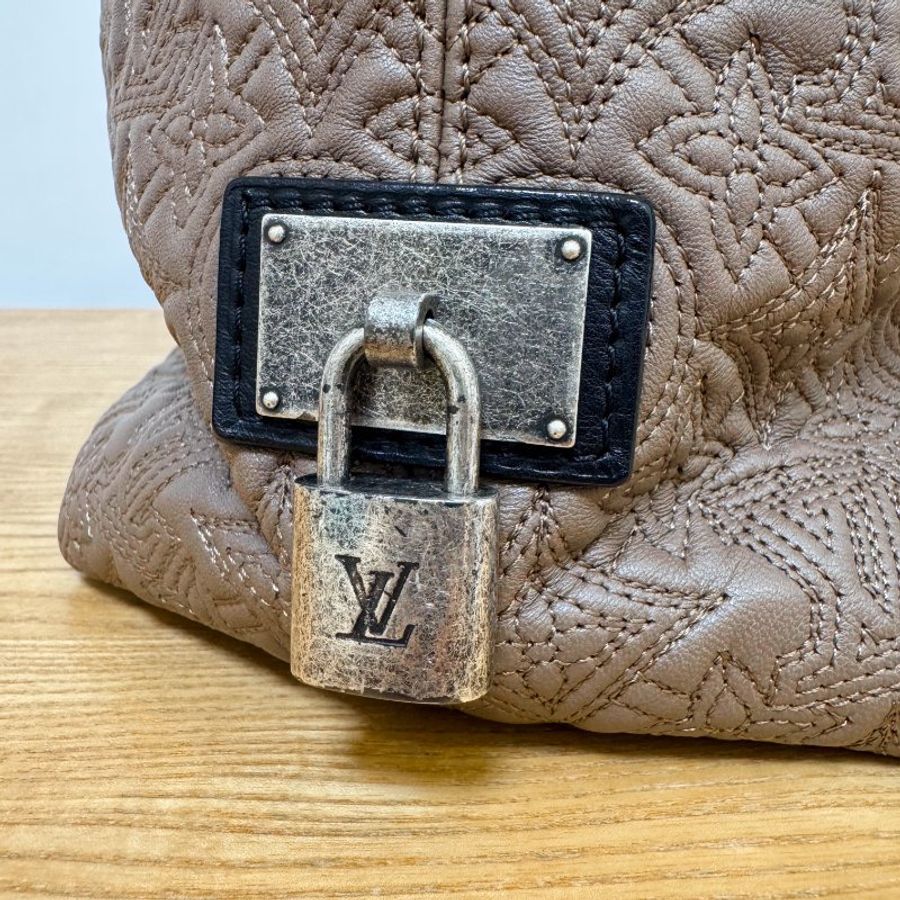 LOUIS VUITTON【路易威登】M93157 Hobo GM 單肩包 煙燻色（Fumée）皮革 Monogram Antheia 棕色／茶色 女士包款-12