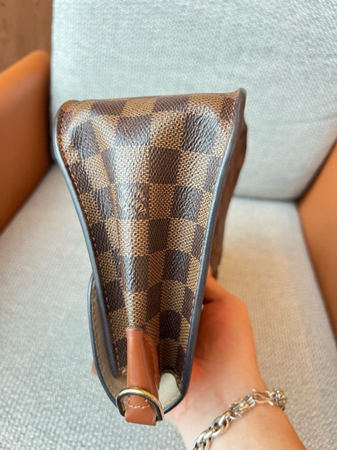 Louis Vuitton 路易威登 BEAUMARCHAIS棋盤格拼色手提包-2