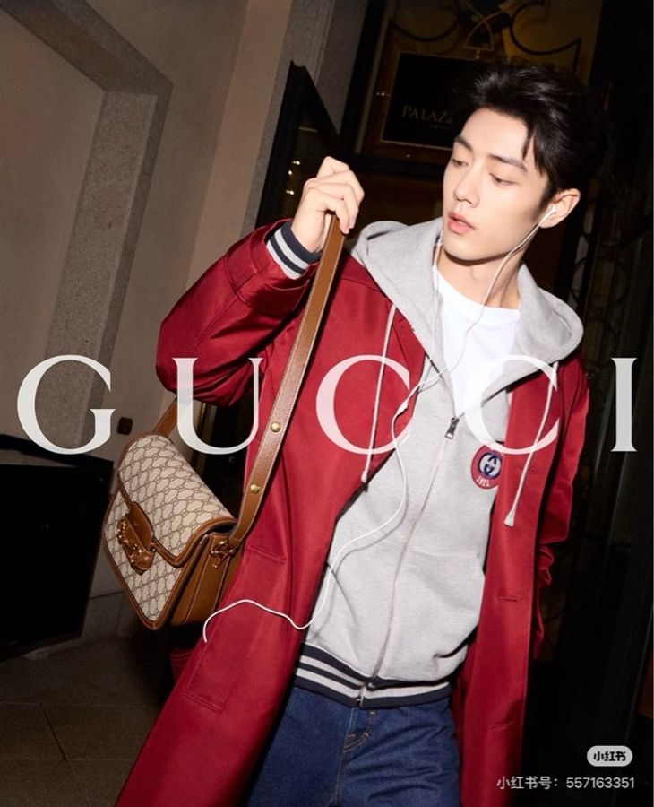 極新GUCCI Horsebit 1955 medium shoulder bag咖啡色1955系列中號斜背包-17