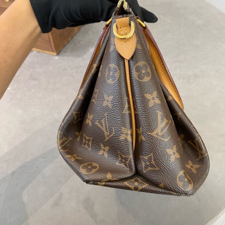 99新 Louis Vuitton rivoli餃子包小號 手提包斜背包-4
