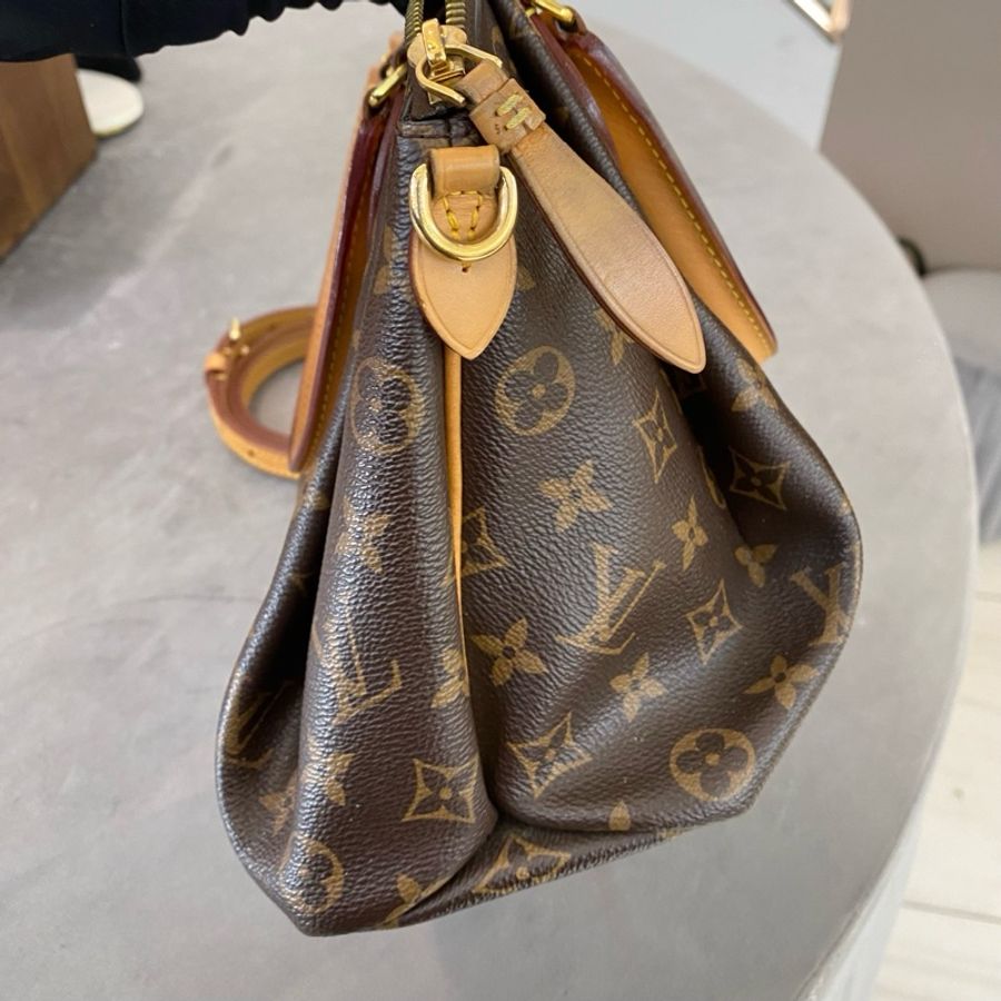 99新 Louis Vuitton rivoli餃子包小號 手提包斜背包-26