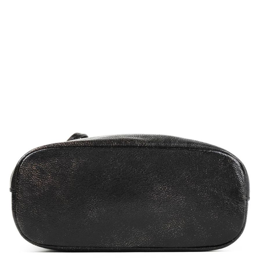 MIU MIU Nappa Leather Pouch 迷你水桶包｜Black 黑色 Nappa 羊皮手提單肩包｜KÉSH 凱仕精品-9
