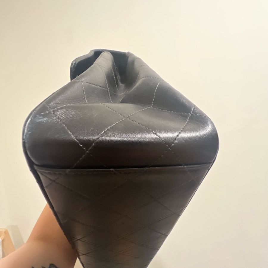 Chanel Vintage 34cm Jumbo Maxi 羊皮包-7