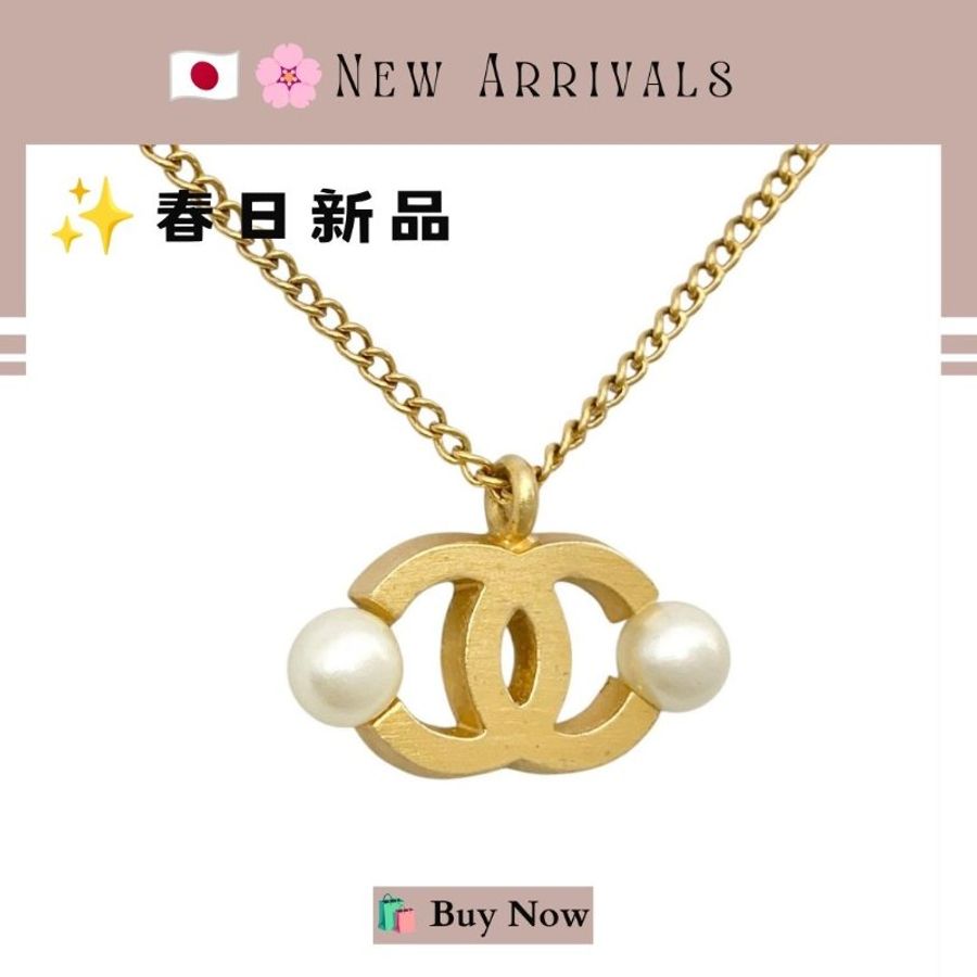 🛍️🎁 26 🔥 6月新品【預訂】 💘 新款 香奈兒 Chanel  金色CC頸鏈🔥 香奈兒熱賣款 香奈兒經典款 CHANEL NECKLACE-4