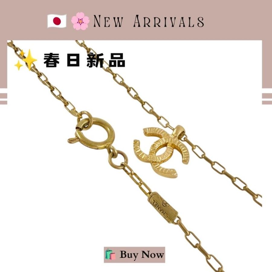 🛍️🎁 26 🔥 6月新品【預訂】 💘 復古 香奈兒 Chanel 金色鏈條頸鏈🔥 香奈兒熱賣款 香奈兒經典款 CHANEL NECKLACE-2
