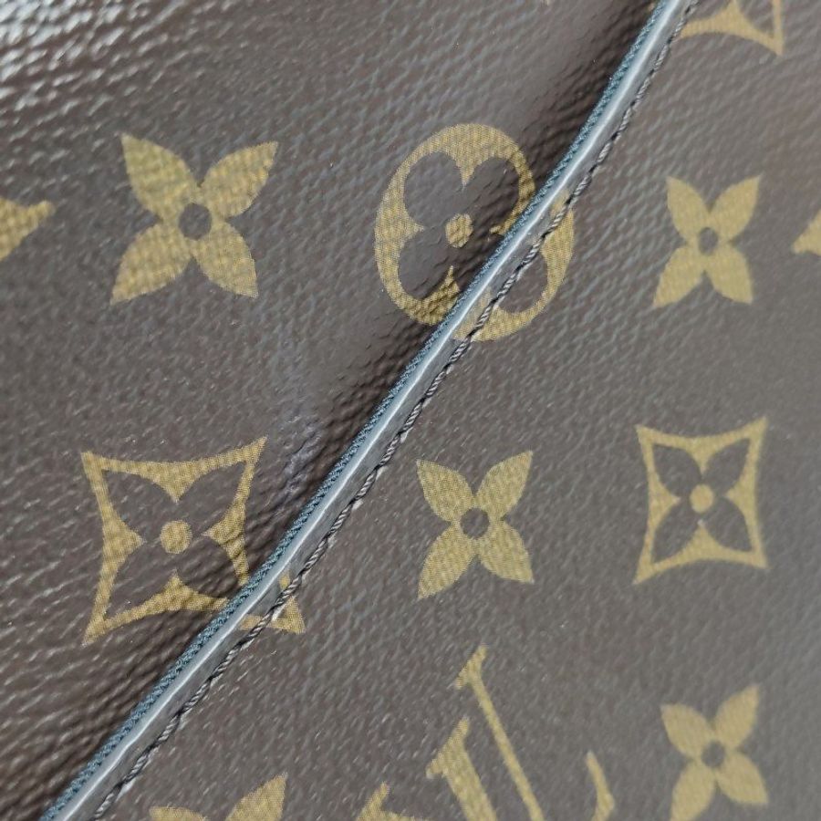 Louis Vuitton (LV) Diane植鞣革Monogram印花斜背包單肩包晶片款-17