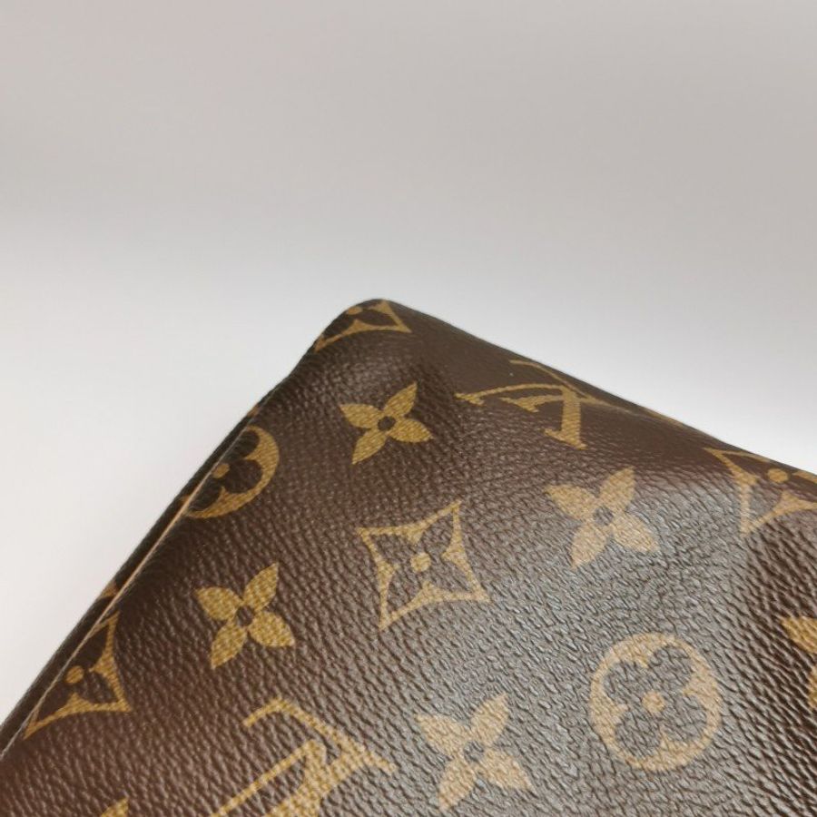 Louis Vuitton (LV) Speedy25植鞣革Monogram印花波士頓包斜背包單肩包晶片款-22