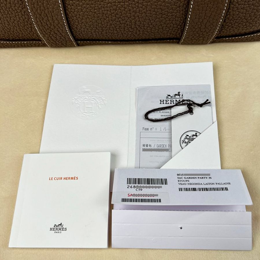 HERMES 愛馬仕 Garden Party 36 花園包 大象灰銀釦 全皮｜手提包 托特包 肩背包 大容量｜C刻2018｜KÉSH 凱仕精品-23