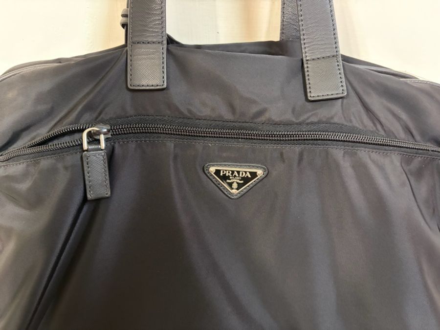 Prada Tessuto Saffiano 公事包-11