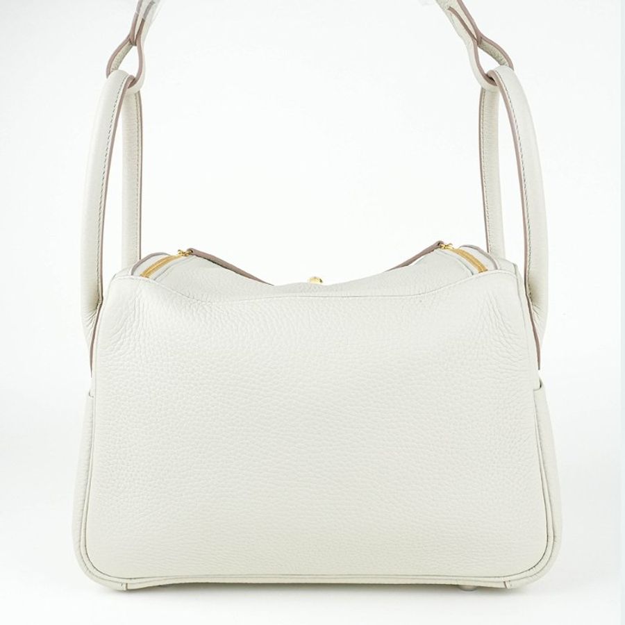 HERMÈS 愛馬仕 Mini Lindy 20 Craie 奶油白 金釦 Clemence 牛皮｜手提包 肩背包 斜背包｜琳迪包 G刻 2026｜KÉSH 凱仕精品-3