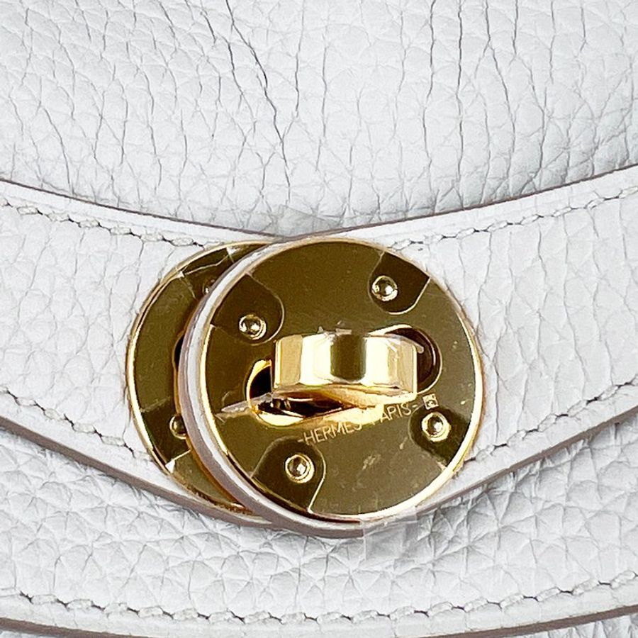 HERMÈS 愛馬仕 Mini Lindy 20 Craie 奶油白 金釦 Clemence 牛皮｜手提包 肩背包 斜背包｜琳迪包 G刻 2026｜KÉSH 凱仕精品-20