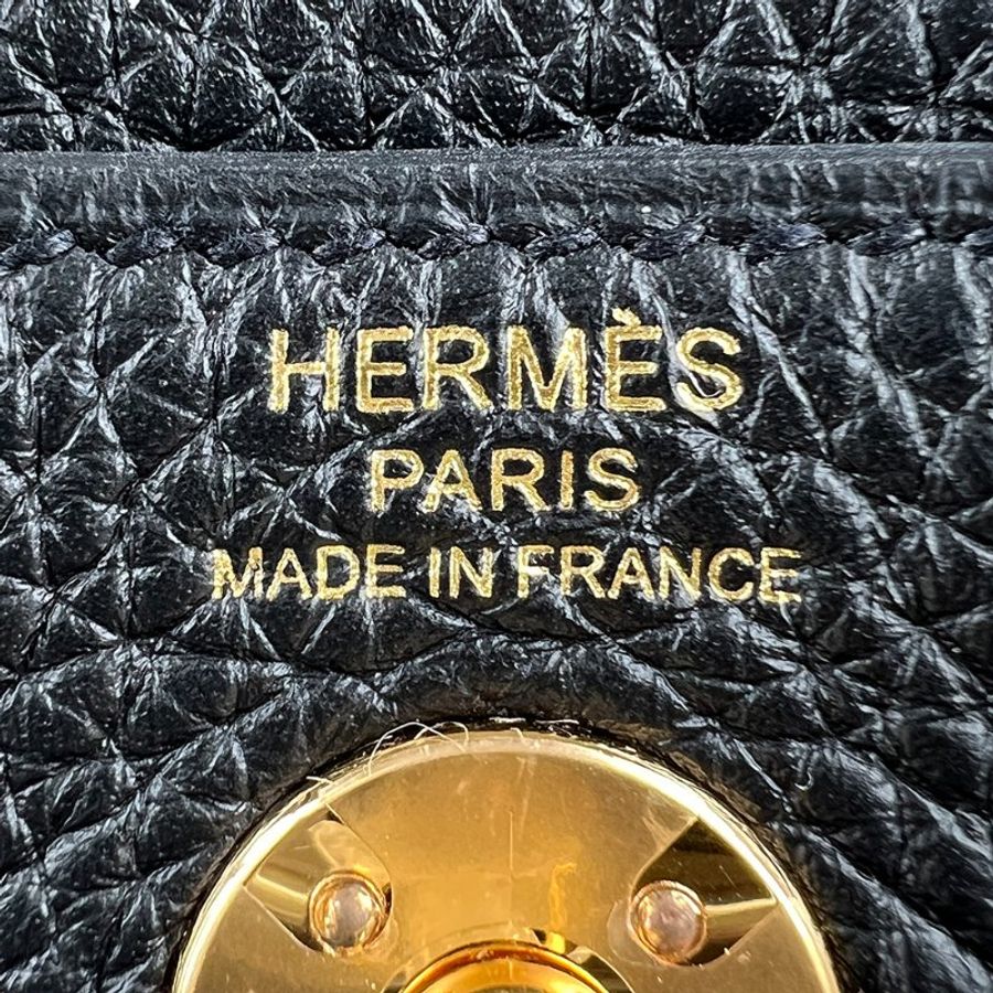 HERMÈS 愛馬仕 Mini Lindy 20 Noir 黑色 金釦 Clemence 牛皮｜肩背包 斜背包 手提包｜迷你琳迪包 K刻2025 收藏款｜KÉSH 凱仕精品-11