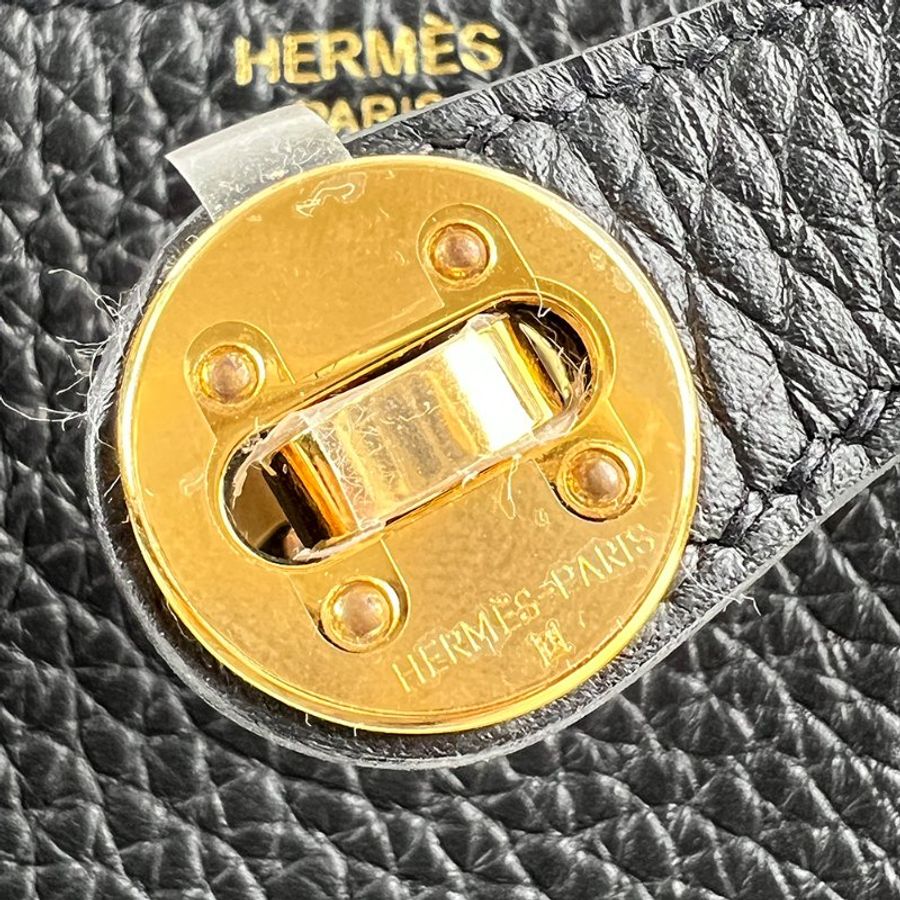 HERMÈS 愛馬仕 Mini Lindy 20 Noir 黑色 金釦 Clemence 牛皮｜肩背包 斜背包 手提包｜迷你琳迪包 K刻2025 收藏款｜KÉSH 凱仕精品-14