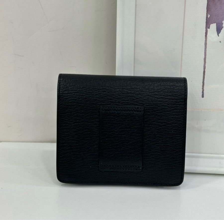 Hermes愛馬仕 roulis slim 黑金豬鼻子山羊皮零錢包 Z刻-1
