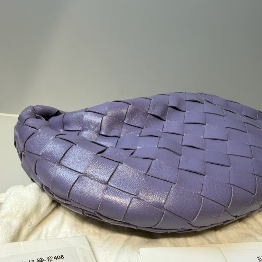 Bottega Veneta  葆蝶家 紫色手提包配塵袋-4